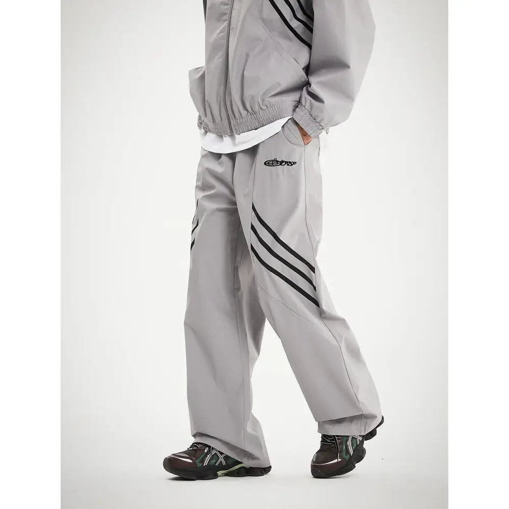 Loose Straight Casual Sports Trousers Men