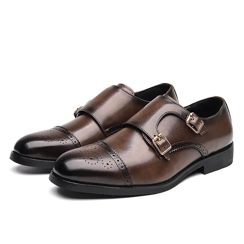 Low-top Leather Shoes Fashion British Style Business Formal Wear Casual Men's Shoes Beyond Trends Hub