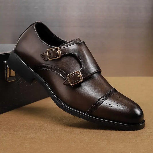 Low-top Leather Shoes Fashion British Style Business Formal Wear Casual Men's Shoes Beyond Trends Hub