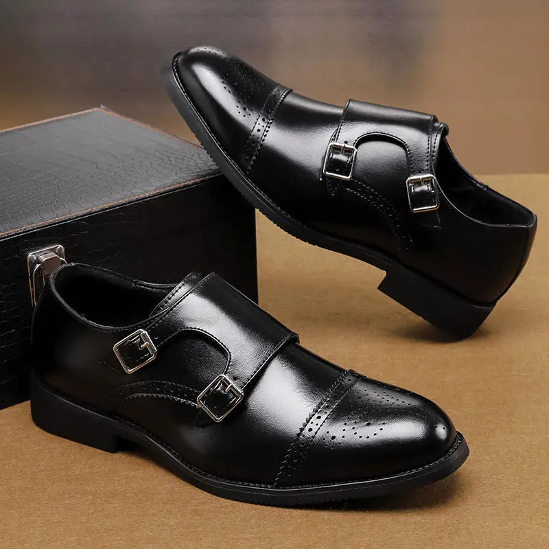 Low-top Leather Shoes Fashion British Style Business Formal Wear Casual Men's Shoes Beyond Trends Hub