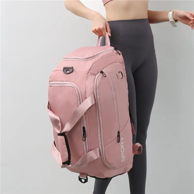 Luggage Bags For Women Handbag Oxford Men's Fitness Gym Shoulder Bag Waterproof Sports Travel Backpack With Shoes Compartment Beyond Trends Hub