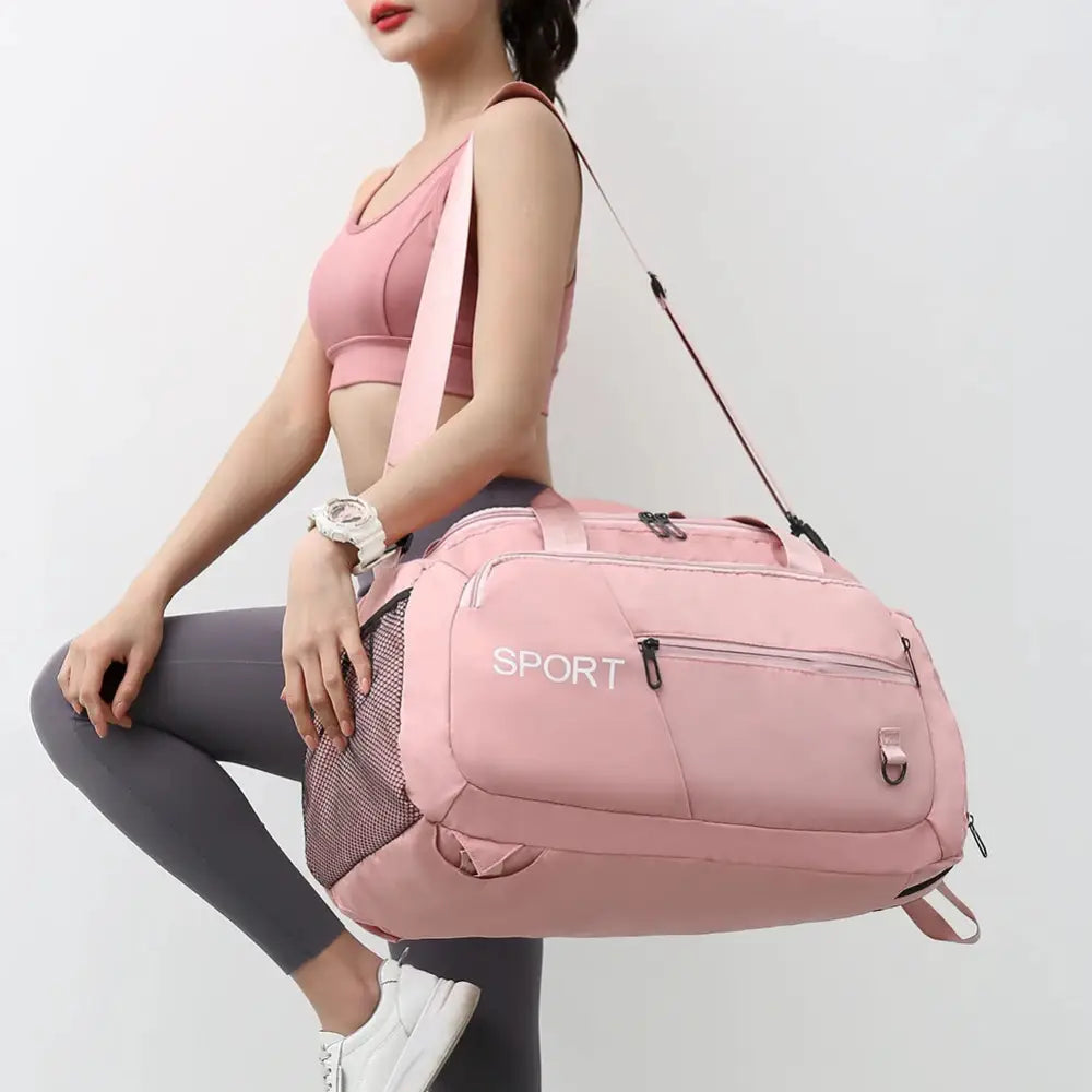Luggage Bags For Women Handbag Oxford Men's Fitness Gym Shoulder Bag Waterproof Sports Travel Backpack With Shoes Compartment Beyond Trends Hub