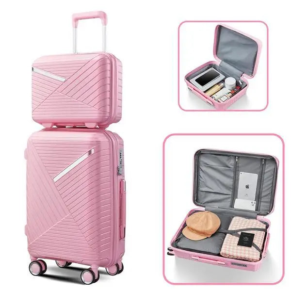Luggage Set 4-piece Set - Pink - 5
