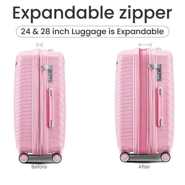 Luggage Set 4-piece Set - Pink - 5