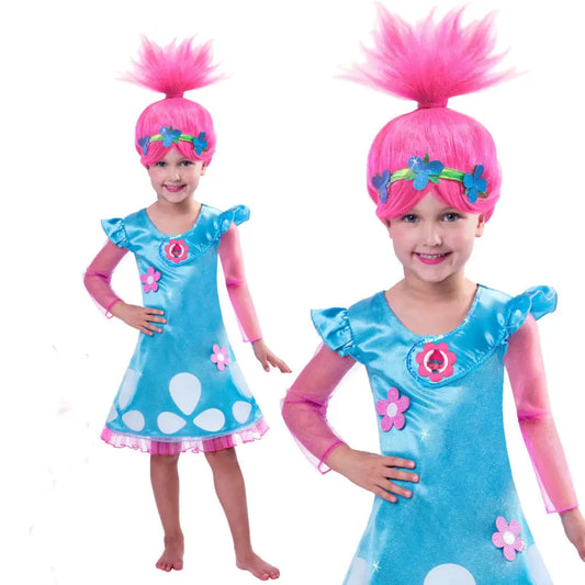 Magic Elf Trolls Trolls Doll Wig Children's Flame Wig Magic Elf Wig Princess Bobi - Beyond Trends Hub 