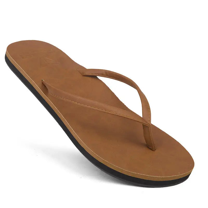male slippers - Brown 37