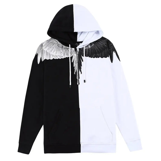 Mark Bronn Wings Print Hooded Sweatshirt for Men and Women Beyond Trends Hub