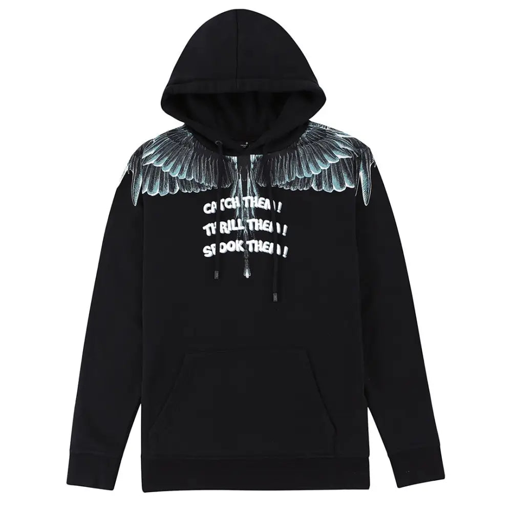 Mark Bronn Wings Print Hooded Sweatshirt for Men and Women Beyond Trends Hub