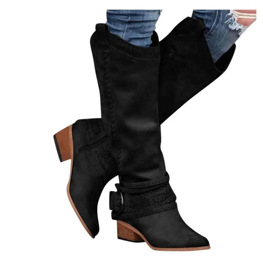 Martin boots, women's medium boots, Knights' boots Beyond Trends Hub
