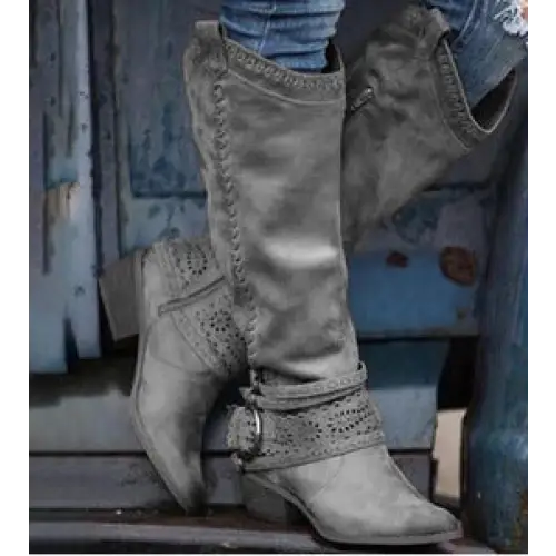 Martin boots, women's medium boots, Knights' boots Beyond Trends Hub