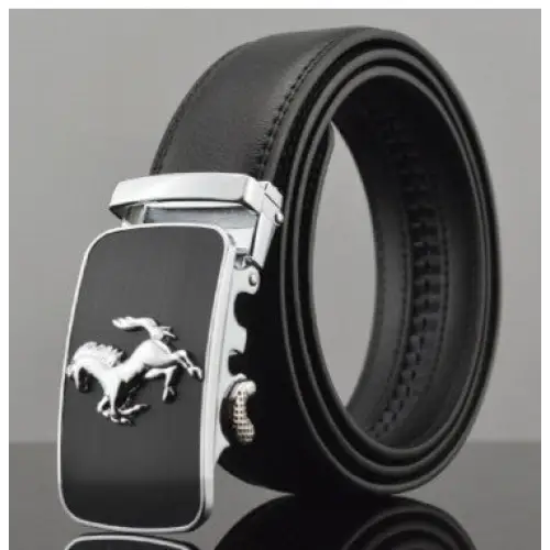 Men Automatic Buckle Leather Belts - Beyond Trends Hub 