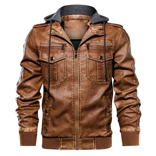 Men’s Amazon JOOM Men’s Pu Leather Jacket Jacket Plus Size