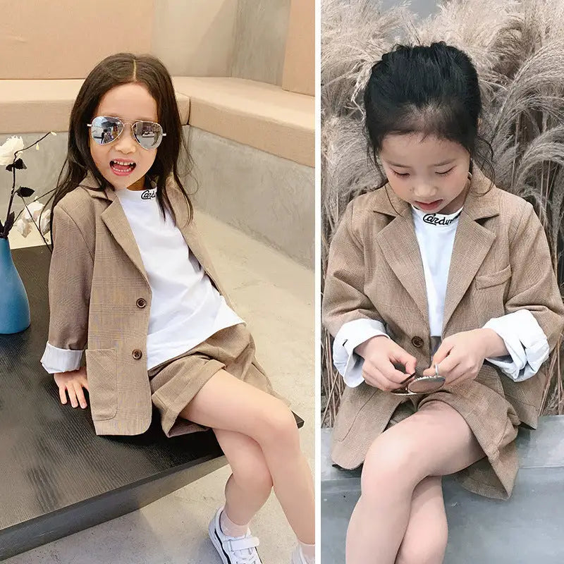 Men’s And Women’s Children’s Suits And Casual Two-Piece Suits