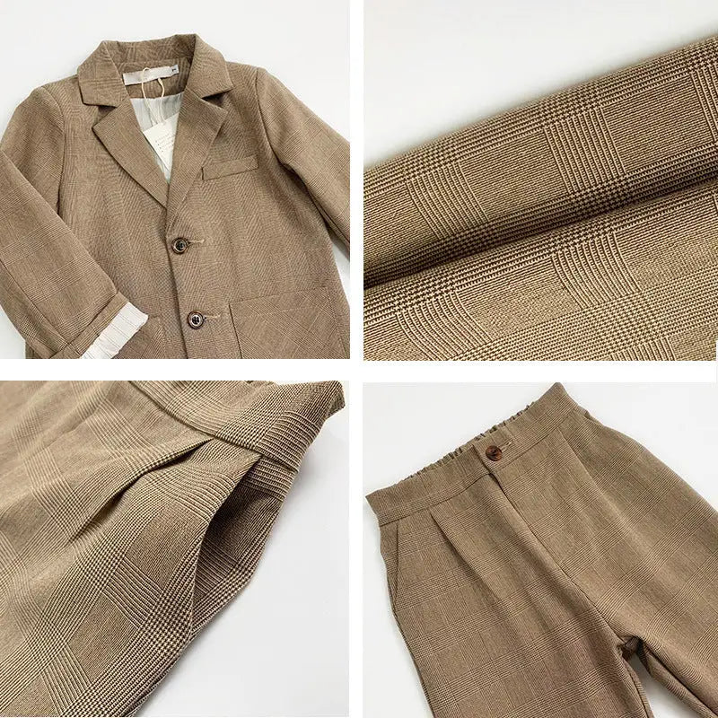 Men’s And Women’s Children’s Suits And Casual Two-Piece Suits