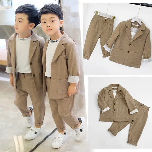 Men’s And Women’s Children’s Suits And Casual Two-Piece Suits