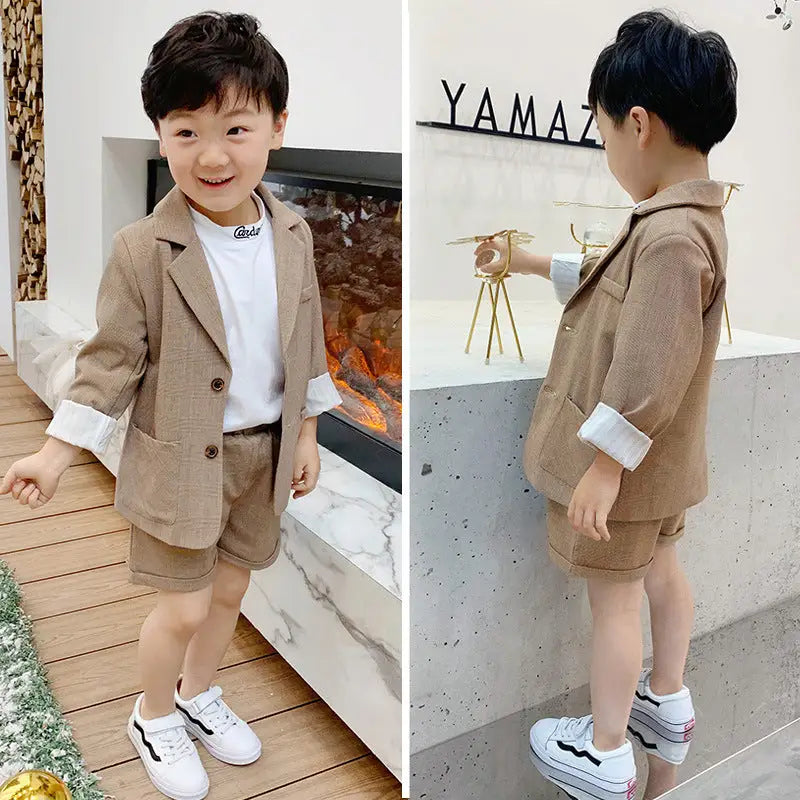 Men’s And Women’s Children’s Suits And Casual Two-Piece Suits - Shorts / 90