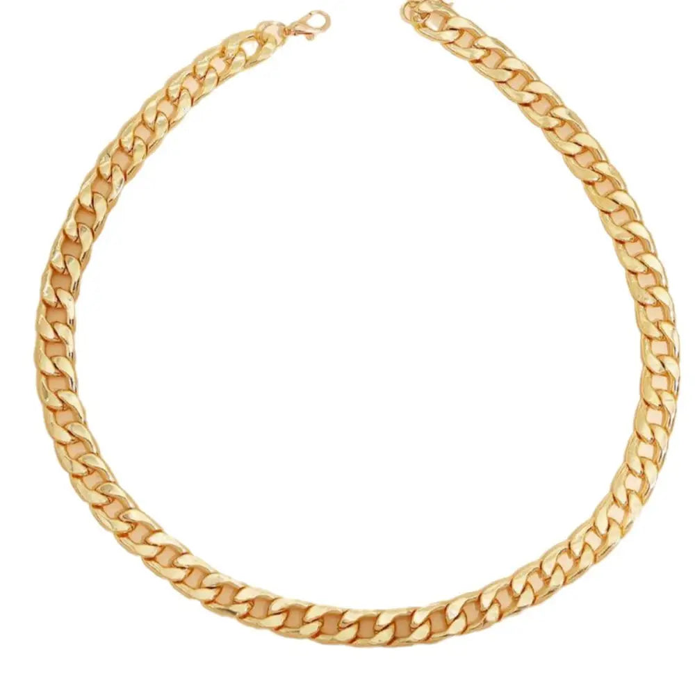 Men’s And Women’s Fashion Personalized Titanium Steel Necklace - Gold