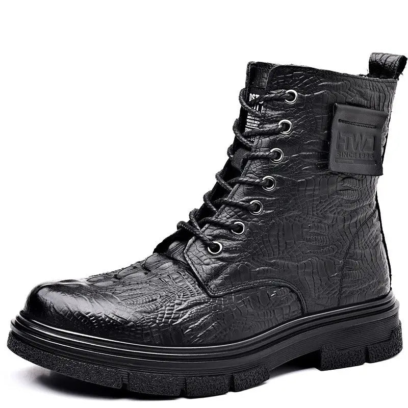 Men's Boots Winter Genuine Leather Martin Shoes Beyond Trends Hub