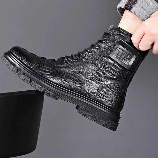Men's Boots Winter Genuine Leather Martin Shoes Beyond Trends Hub
