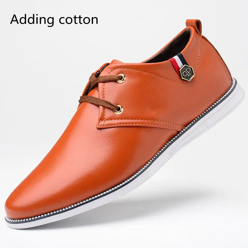 Men's Breathable Leather Shoes With Cow Tendons And Soft Soles Beyond Trends Hub