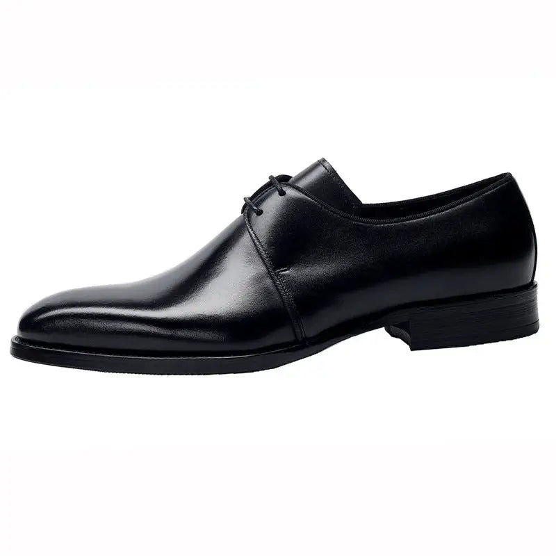 Men’s Business Derby Leather Plus Size Dress Shoes