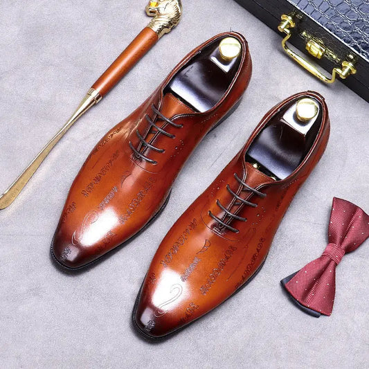 Men's Business Formal Leather Shoes Beyond Trends Hub