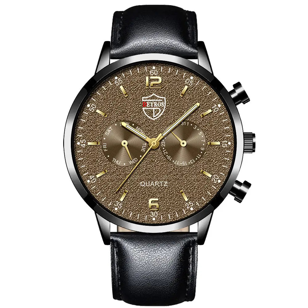 Men's Calendar Luminous Quartz Watch - Beyond Trends Hub 