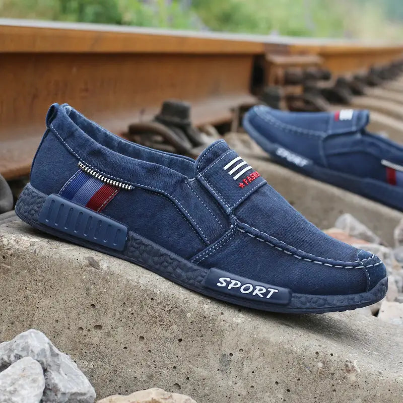 Men’s canvas shoes - Blue / 39