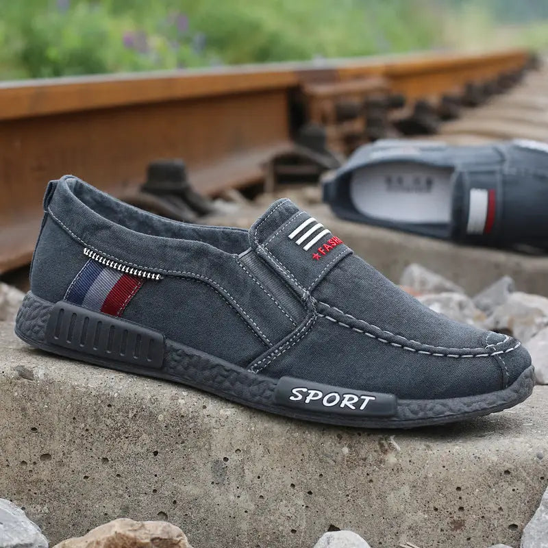 Men’s canvas shoes - Gray / 45