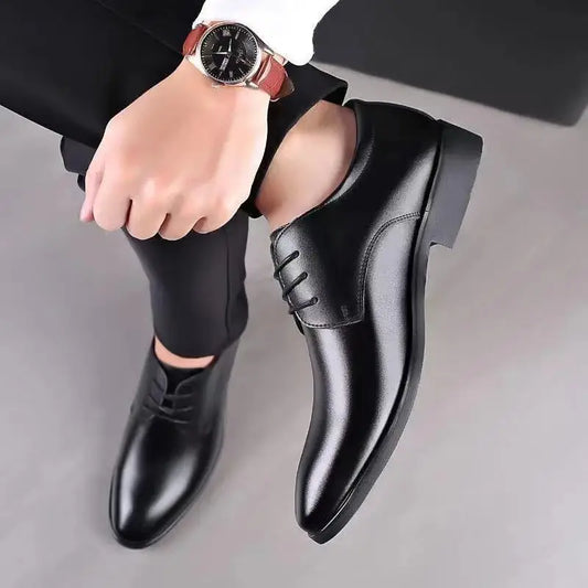 Men's Casual Business Formal Wear Leather Shoes Beyond Trends Hub