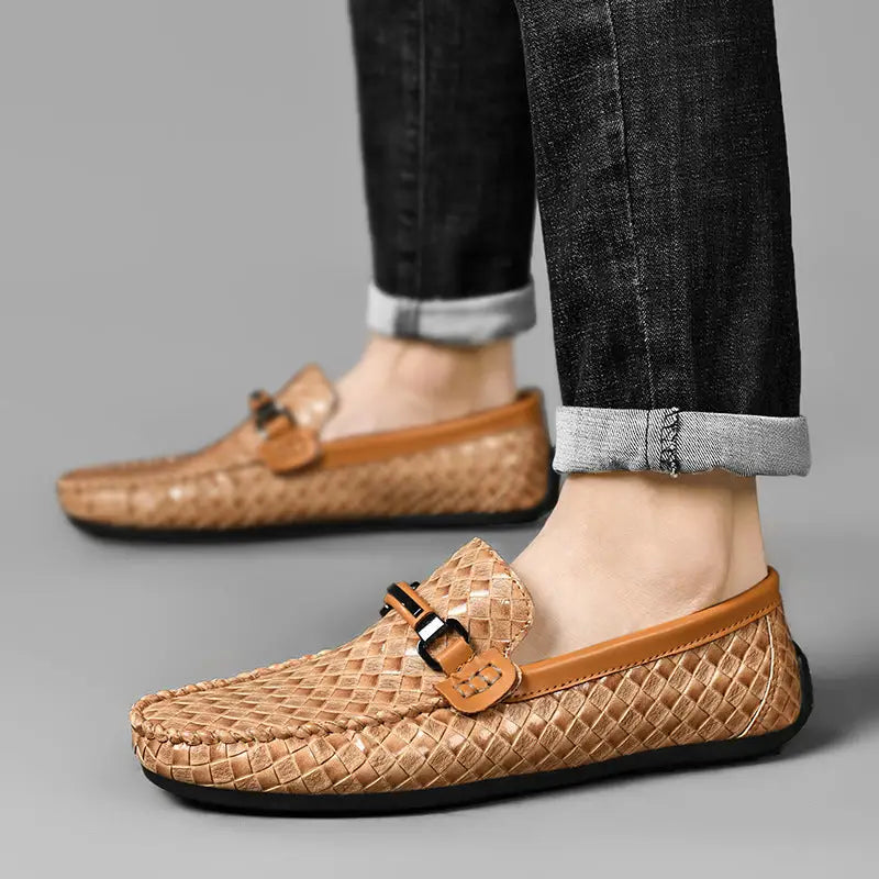 Men's Casual Leather Shoes Flat Heel Beyond Trends Hub
