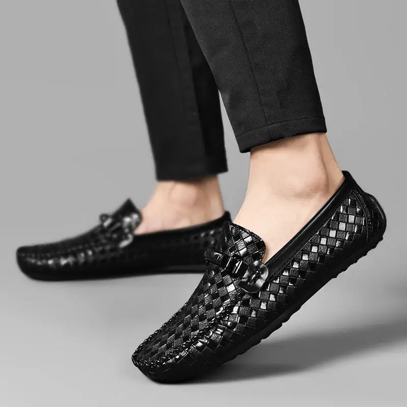 Men's Casual Leather Shoes Flat Heel Beyond Trends Hub