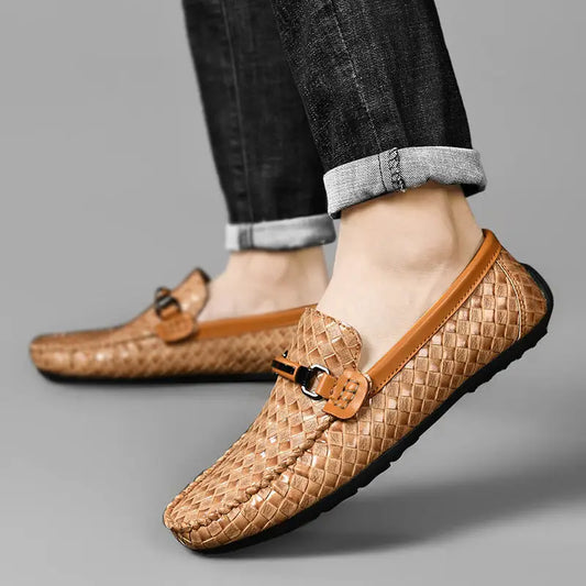 Men's Casual Leather Shoes Flat Heel Beyond Trends Hub