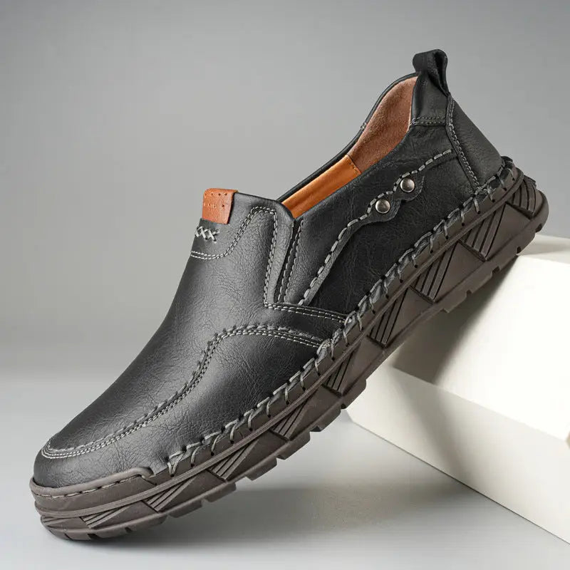 Men’s Casual Shoes Daily Slip-on Plus Size - Black / 38