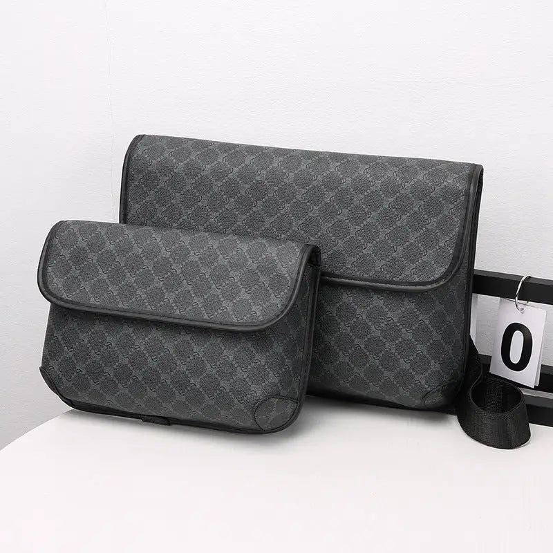 Men's Contrast Color Matte Fashion Retro Crossbody Shoulder Bag Beyond Trends Hub