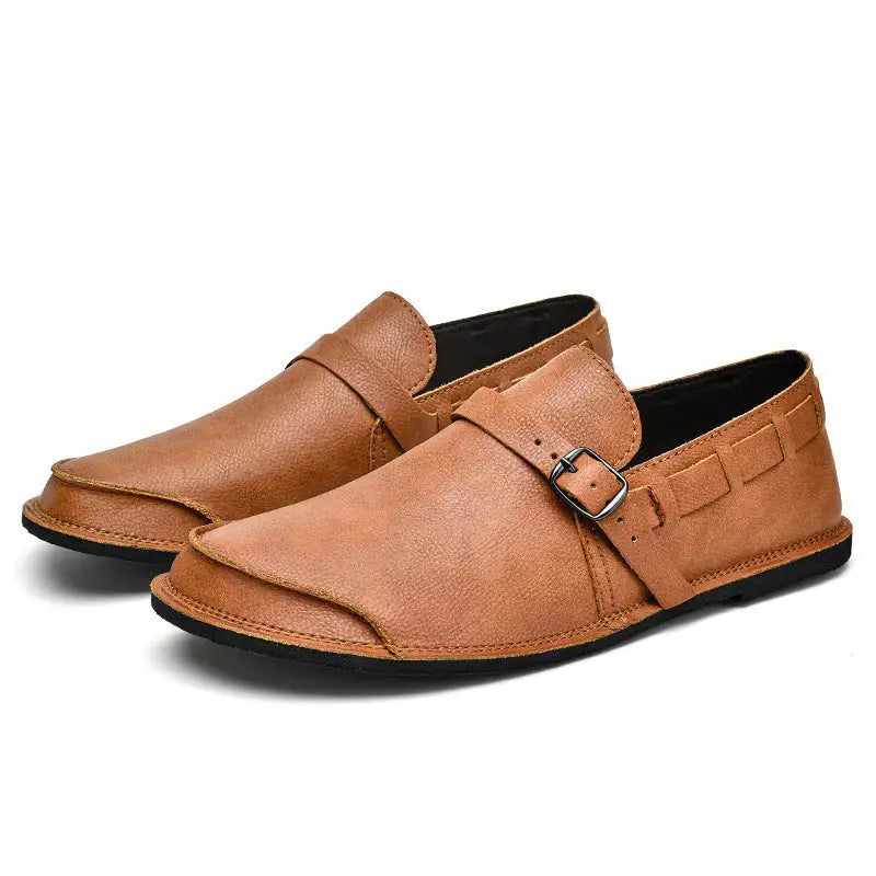 Men’s Daily Soft Sole Leather Casual Shoes