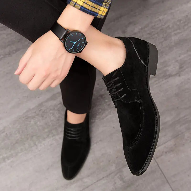 Men's Fashion Casual Brogue Carved Leather Shoes Beyond Trends Hub