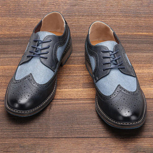 Men's Fashion Casual Multicolor Business Leather Shoes Beyond Trends Hub