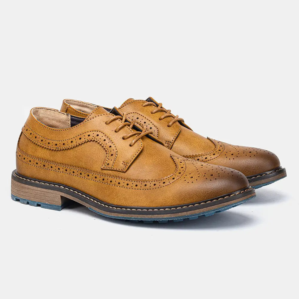 Men's Fashion Vintage Brogue Shoes Beyond Trends Hub
