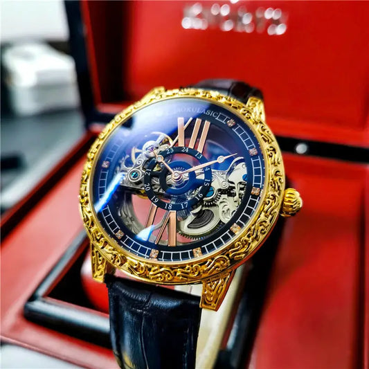 Men's High-end Handsome Hollow Tourbillon Automatic Mechanical Watch - Beyond Trends Hub 