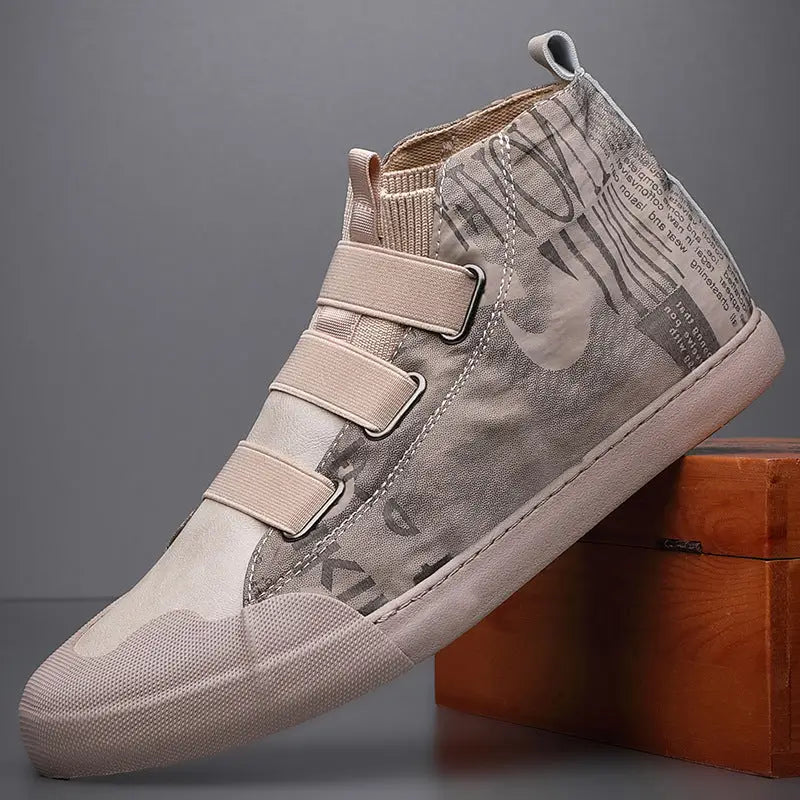Men's High-top Camouflage Canvas Shoes Youth Fashion Casual Shoes Beyond Trends Hub