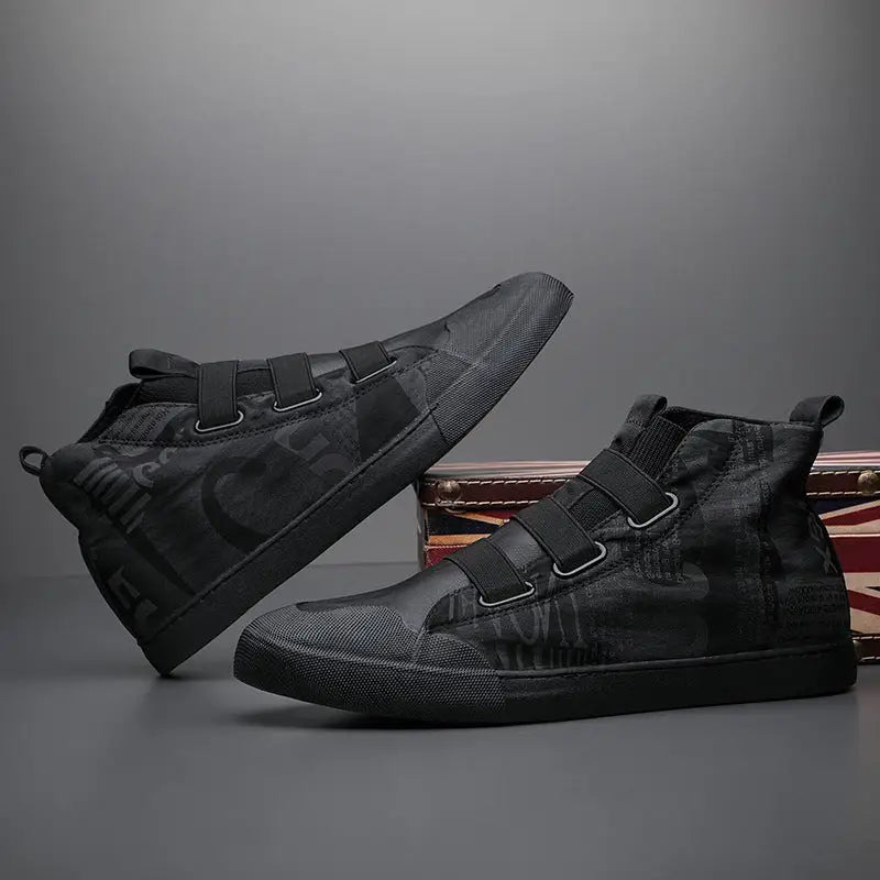Men's High-top Camouflage Canvas Shoes Youth Fashion Casual Shoes Beyond Trends Hub