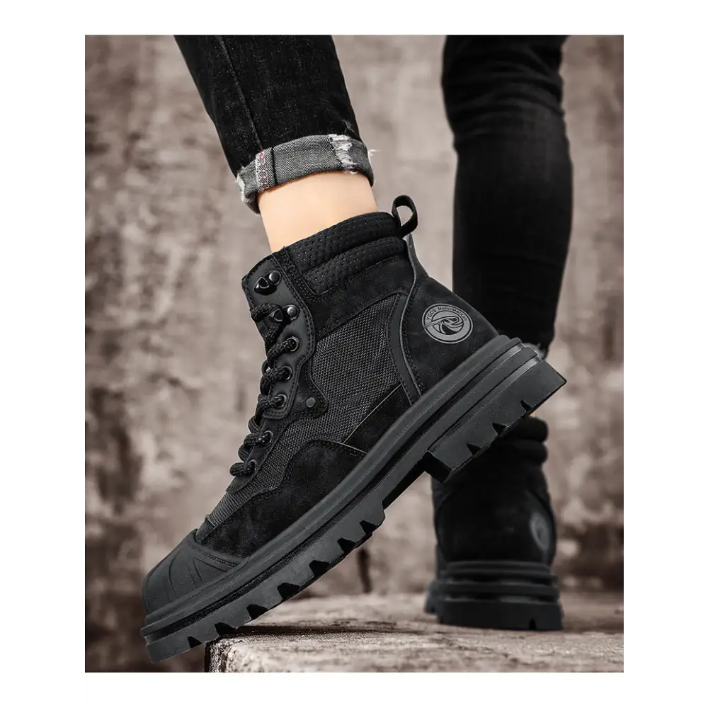 Men's High-top Shell Toe Rhubarb Martin Boots Beyond Trends Hub