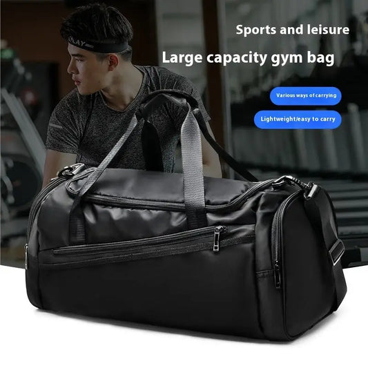 Men's Large Capacity Travel Dry Wet Separation Fitness Sports Training Portable Messenger Bag Beyond Trends Hub