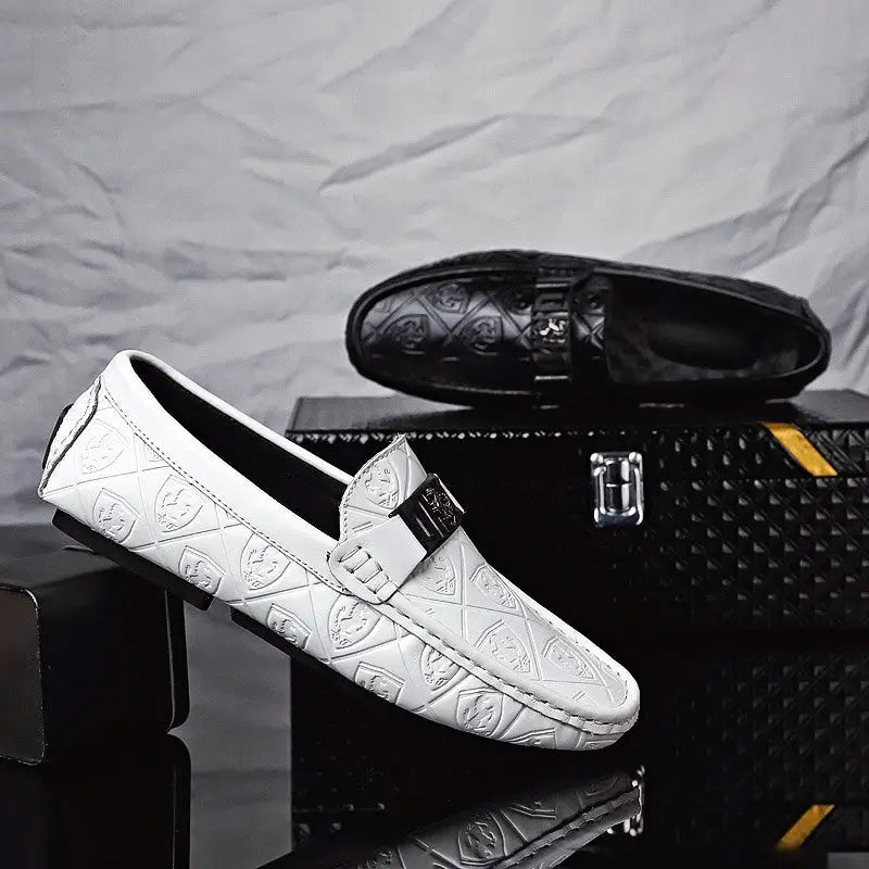 Men's lazy shoes leather Beyond Trends Hub