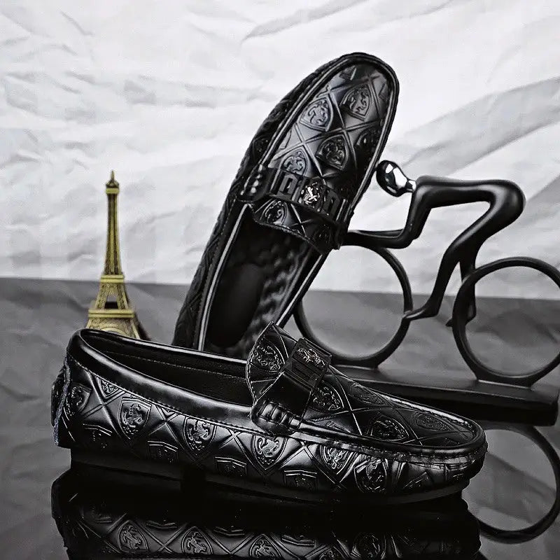 Men's lazy shoes leather Beyond Trends Hub