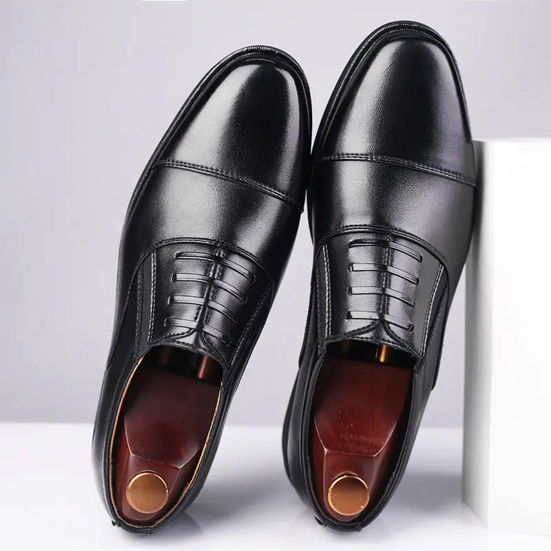 Men's leather business casual shoes Beyond Trends Hub