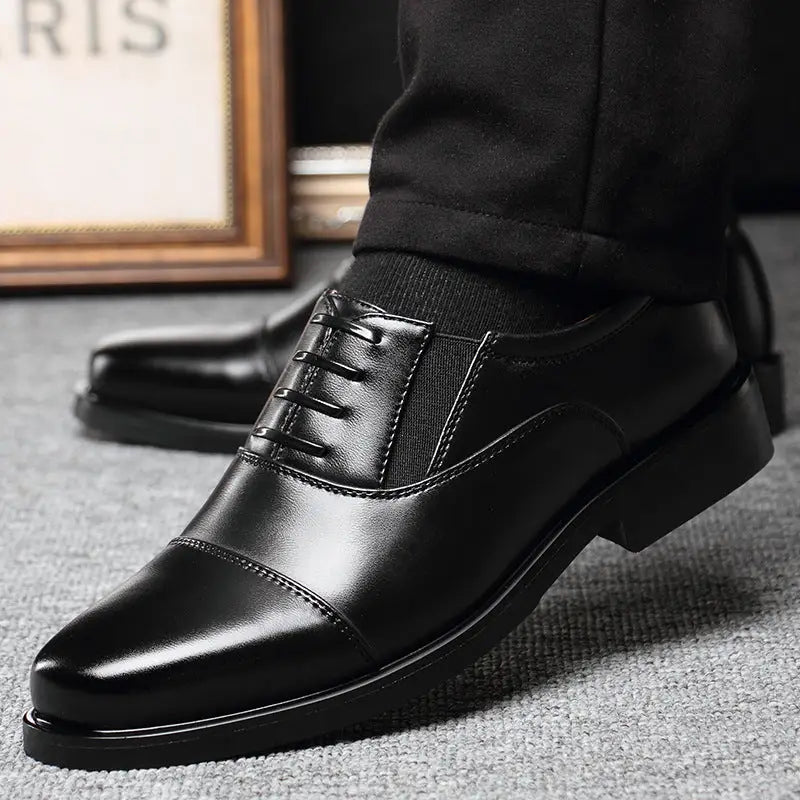 Men's leather business casual shoes Beyond Trends Hub