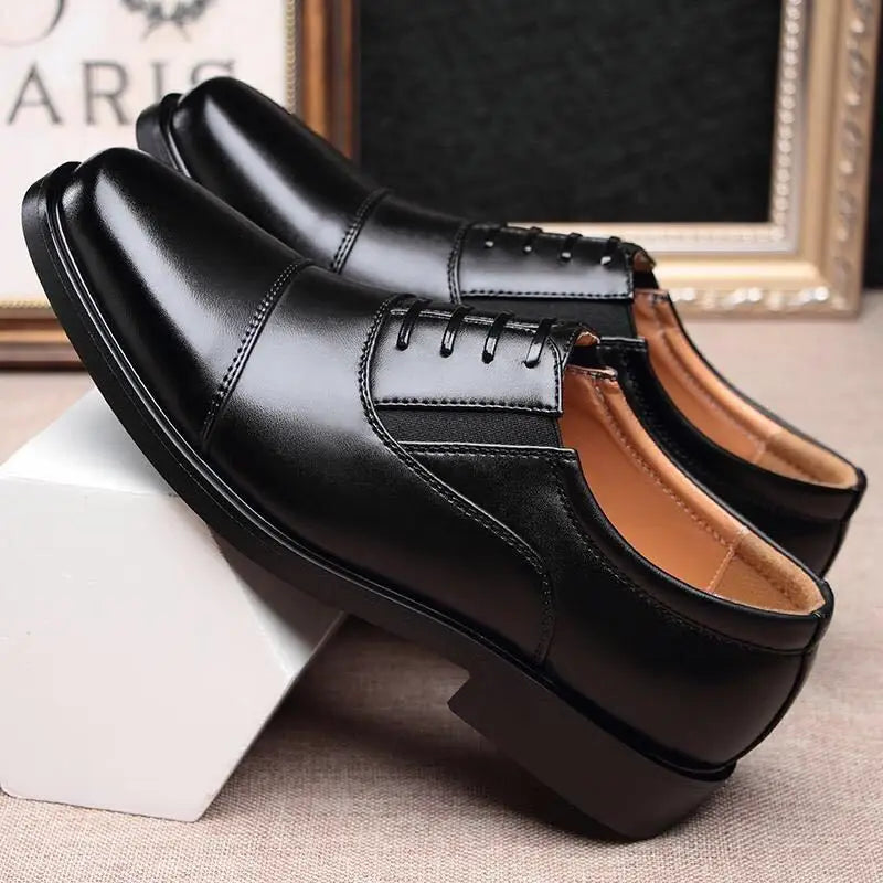 Men's leather business casual shoes Beyond Trends Hub