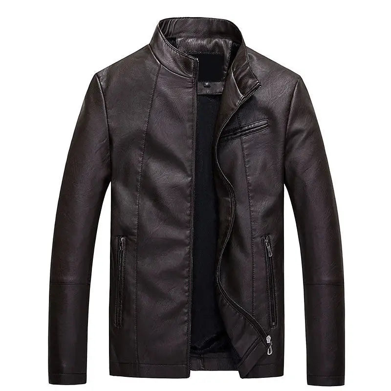 Men’s leather PU leather jacket